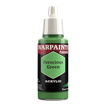 THE ARMY PAINTER WARPAINTS: FANATIC ACRYLIC FEROCIOUS GREEN