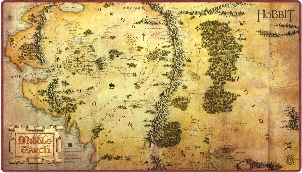 UG PLAYMAT THE HOBBIT MAP - MIDDLE-EARTH