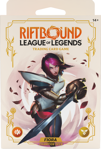 RIFTBOUND LEAGUE OF LEGENDS TCG SPIRITFORGED CHAMPION DECK FIORA (LIMIT 1) ^ PRE ORDER FEB 13/26