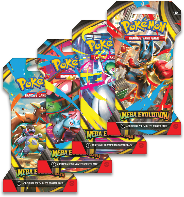 SLEEVED POKEMON ME01 MEGA EVOLUTION PACK PRE ORDER ^ SEPT 26
