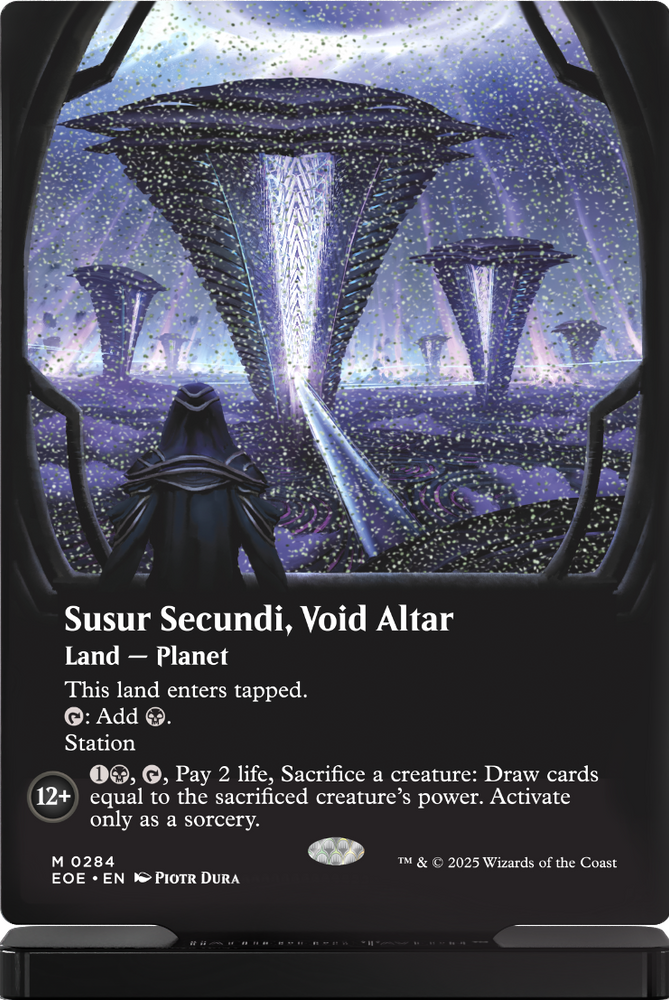 GATHERERS TAVERN MTG EDGE OF ETERNITIES SLABS SUSUR SECUNDI, VOID ALTAR SLAB STANDEE