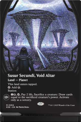 GATHERERS TAVERN MTG EDGE OF ETERNITIES SLABS SUSUR SECUNDI, VOID ALTAR SLAB STANDEE