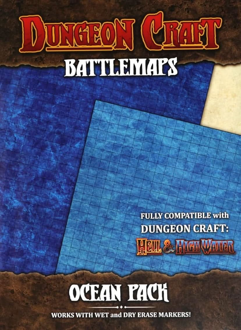 DUNGEON CRAFT BATTLE MAP: OCEAN