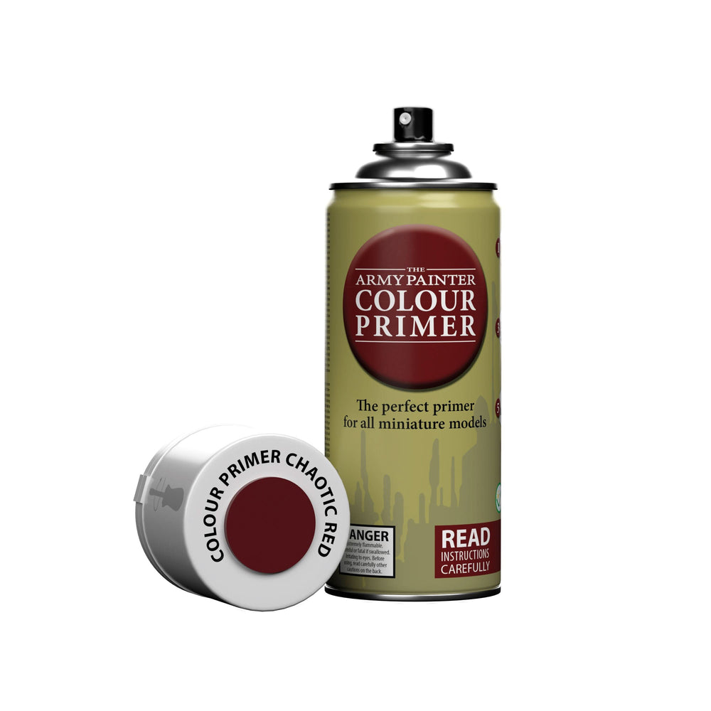 THE ARMY PAINTER COLOUR PRIMER: CHAOTIC RED SPRAY