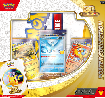 POKEMON 30TH CELEBRATION POSTER COLLECTION (LIMIT 1)