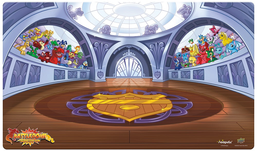 NEOPETS BATTLEDOME TCG PLAYMAT ENTER THE BATTLEDOME