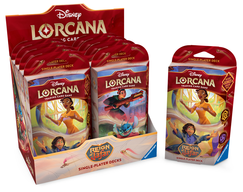 DISNEY LORCANA SET 8 REIGN OF JAFAR STARTER SET OF 2