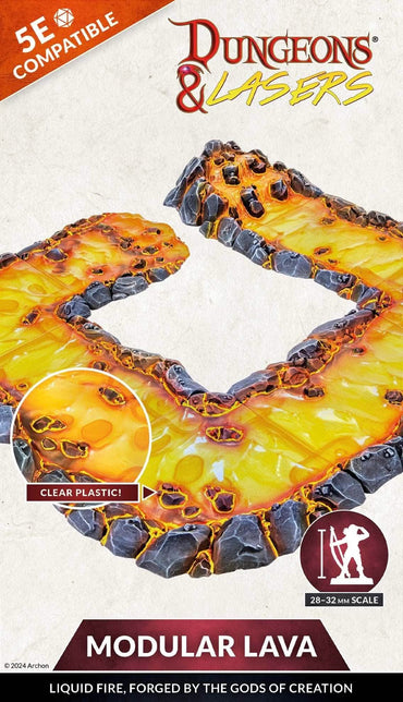 DUNGEONS AND LASERS MODULAR LAVA