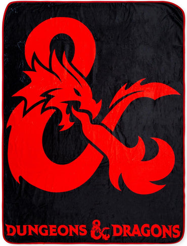 DND LOGO FLEECE THROW BLANKET 45X60 INCHES