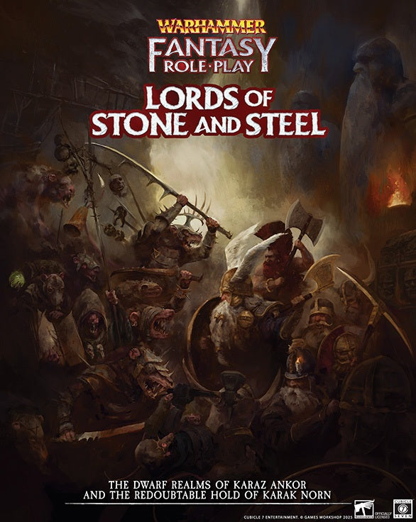 WARHAMMER FANTASY RPG LORDS OF STONE AND STEEL HC