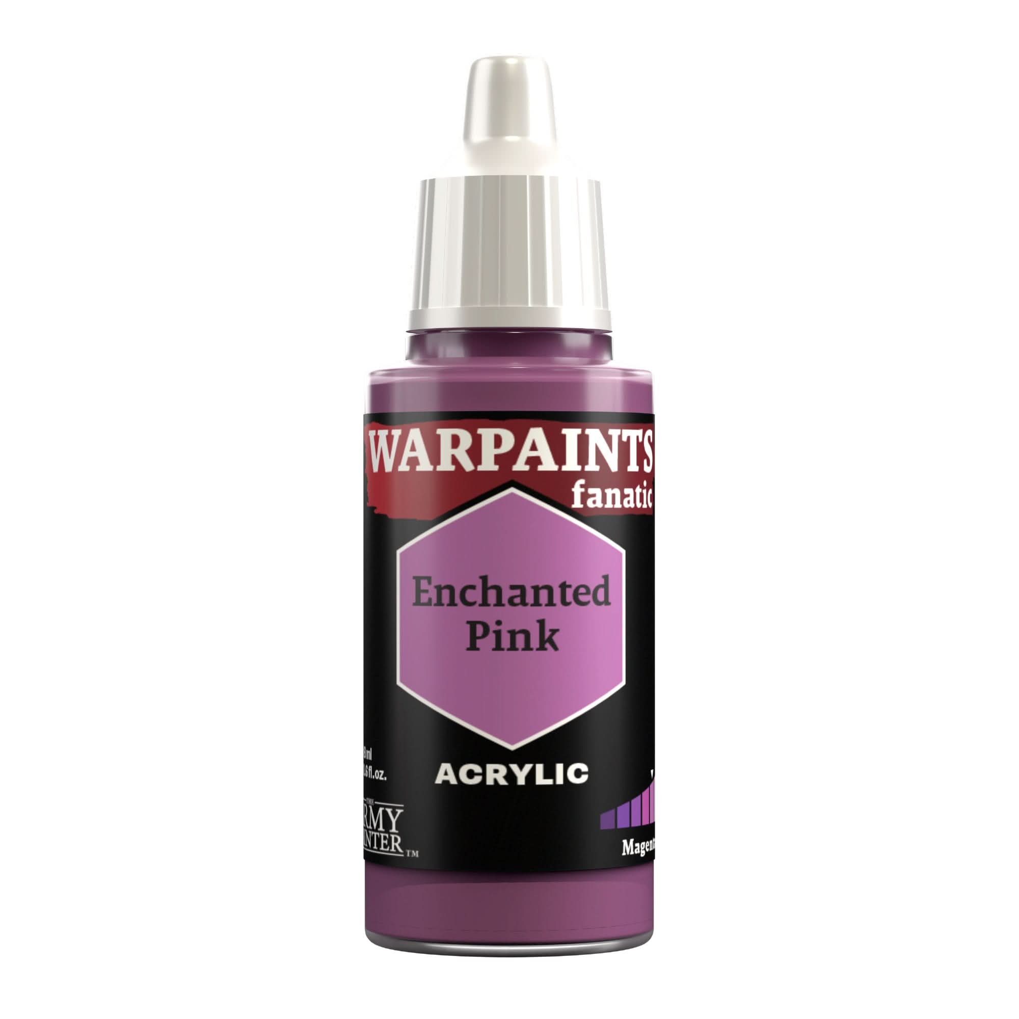 THE ARMY PAINTER WARPAINTS: FANATIC ACRYLIC ENCHANTED PINK