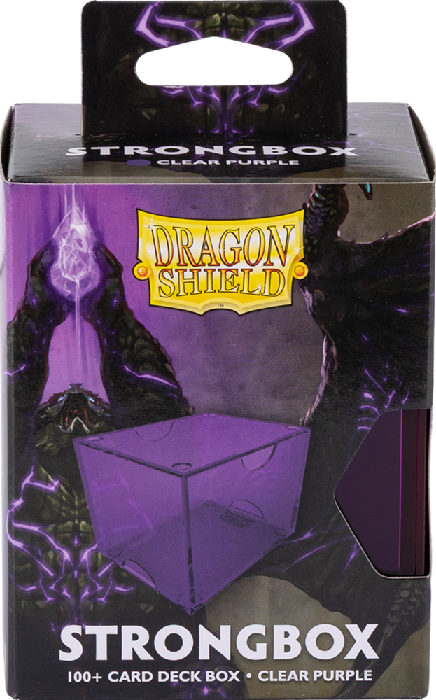 DRAGON SHIELD STRONGBOX CLEAR PURPLE