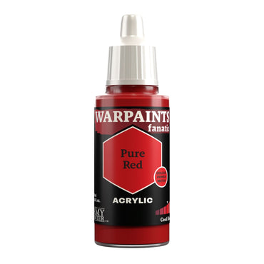 THE ARMY PAINTER WARPAINTS: FANATIC ACRYLIC PURE RED