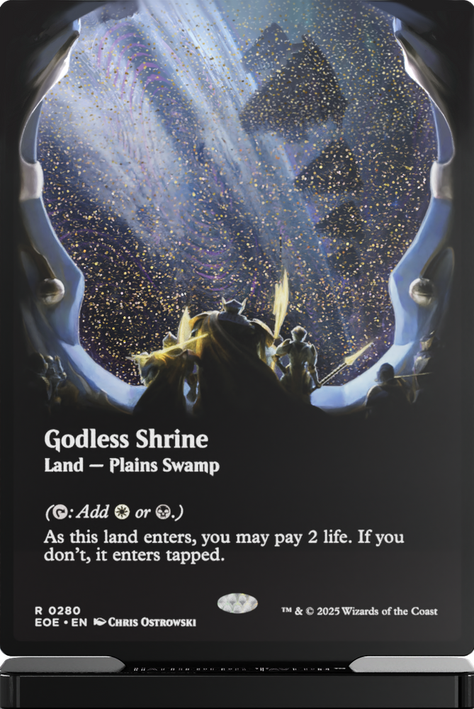 GATHERERS TAVERN MTG EDGE OF ETERNITIES SLABS GODLESS SHRINE SLAB STANDEE