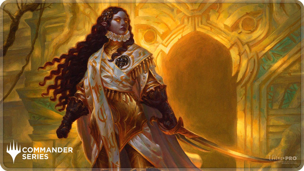 UP PLAYMAT MTG COMMANDER SERIES FAN VOTE 3 ELENDA THE DUSK ROSE STITCHED