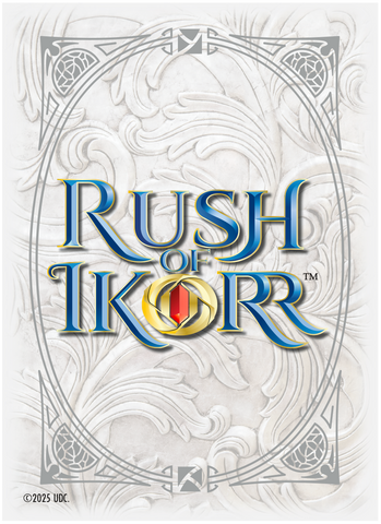 RUSH OF IKORR CG TEXTURED CARD SLEEVES RUSH OF IKORR LOGO 65CT