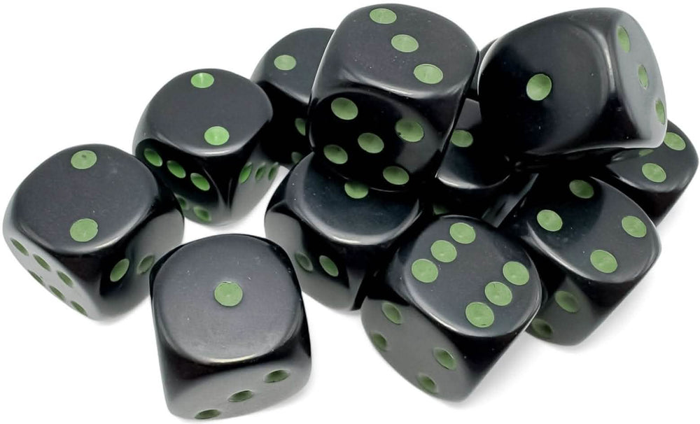 OPAQUE 12D6 BLACK/GREEN 16MM