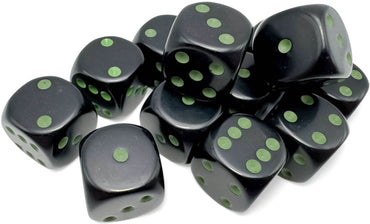 OPAQUE 12D6 BLACK/GREEN 16MM