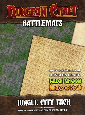 DUNGEON CRAFT BATTLE MAP: JUNGLE CITY MAP