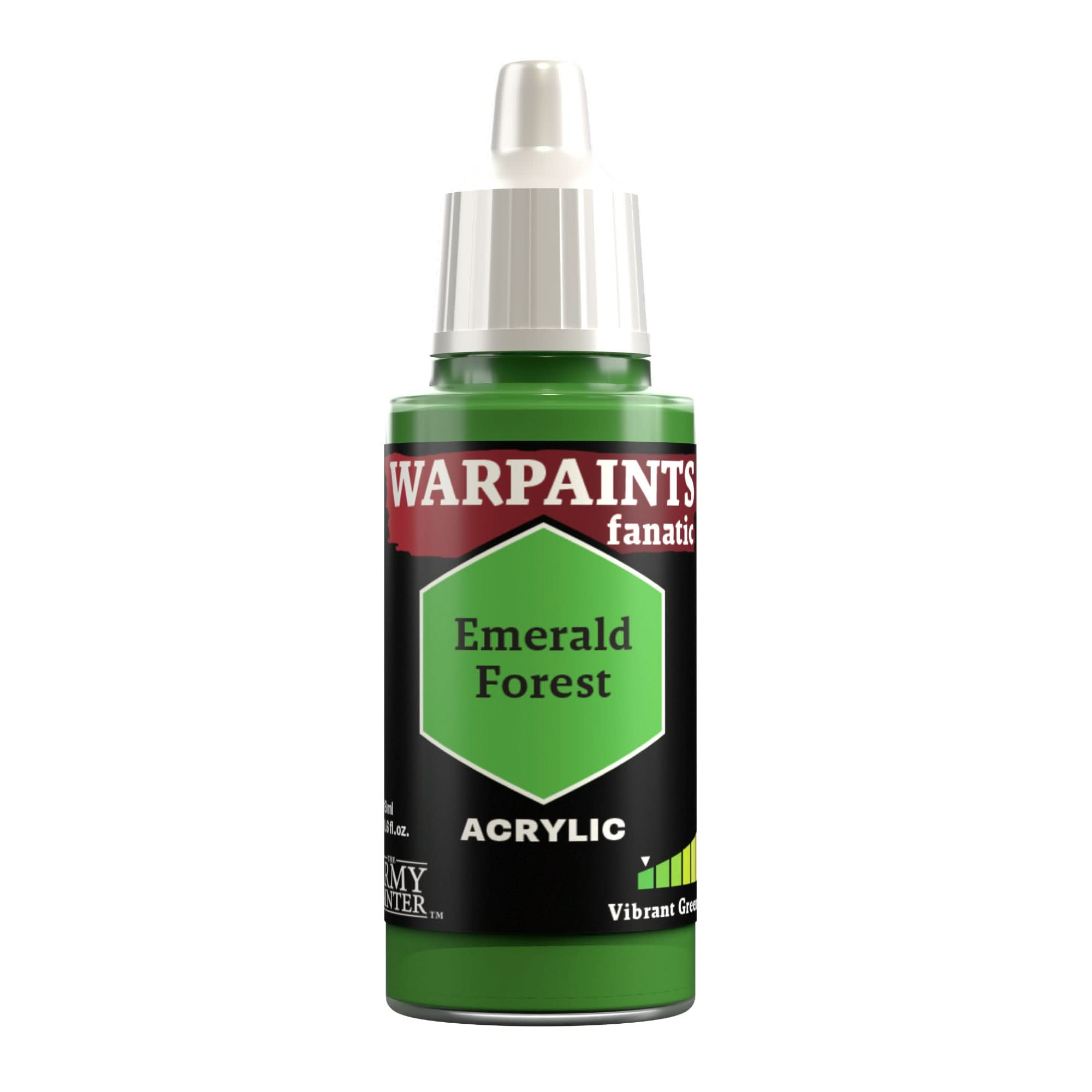 THE ARMY PAINTER WARPAINTS: FANATIC ACRYLIC EMERALD FOREST