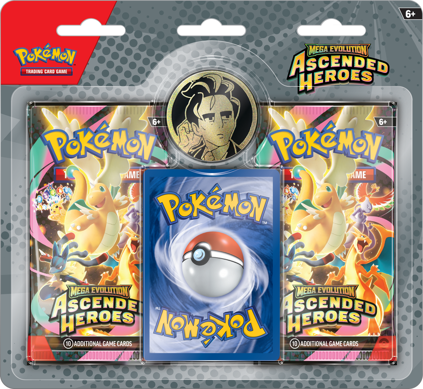 POKEMON ME2.5 ASCENDED HEROES 2-PACK BLISTER COLLECTION (LIMIT 1)