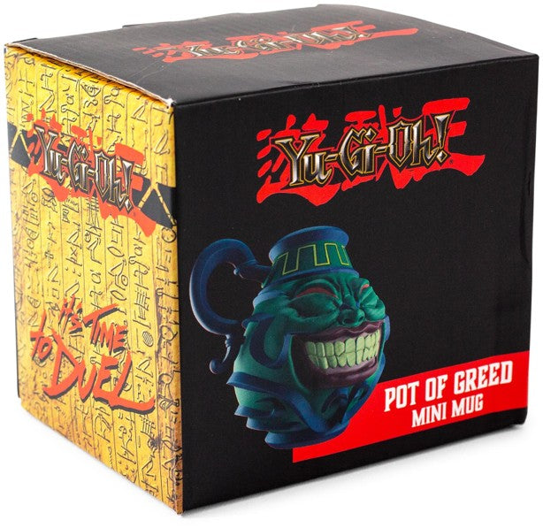 YU-GI-OH! POT OF GREED SCULPTED CERAMIC MINI MUG