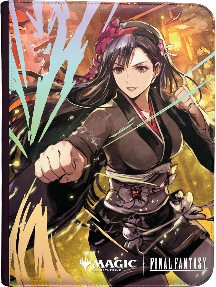 UP ZIP BINDER PRO PREMIUM 9PKT MTG FINAL FANTASY TIFA LOCKHART