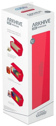 UG DECK CASE ARKHIVE 400+ MONOCOLOR RED
