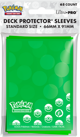 UP D-PRO POKEMON ENERGY GRASS TYPE 65CT