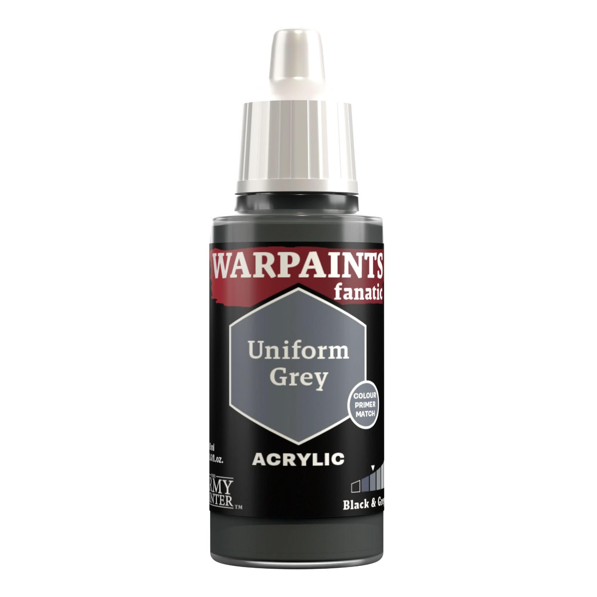 THE ARMY PAINTER WARPAINTS: FANATIC ACRYLIC UNIFORM GREY