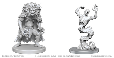 DND UNPAINTED MINIS WV28 CLASSIC WIGHT & CLASSIC WRAITH