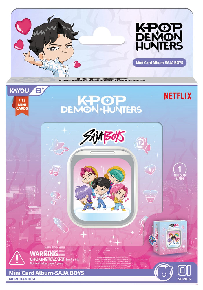 KPOP DEMON HUNTERS MINI CARD ALBUM SAJA BOYS