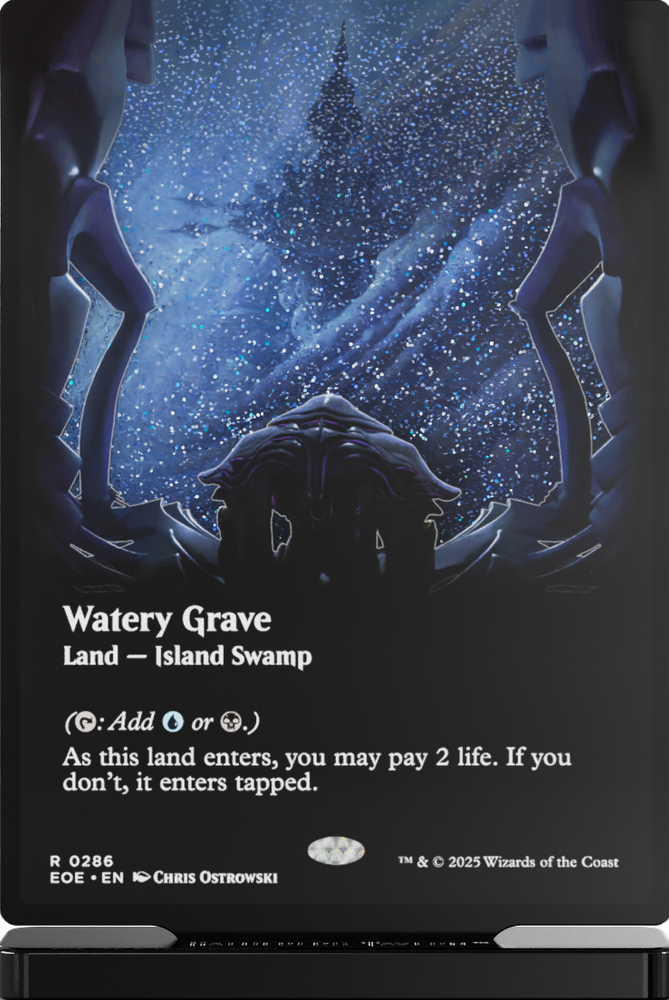 GATHERERS TAVERN MTG EDGE OF ETERNITIES SLABS WATERY GRAVE SLAB STANDEE