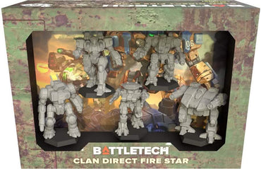 BATTLETECH CLAN DIRECT FIRE STAR