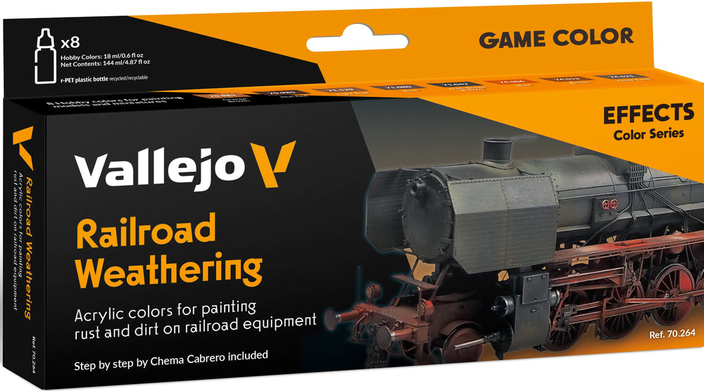 VALLEJO: MODEL COLOR RAILROAD WEATHERING