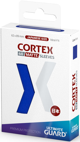 UG SLEEVES CORTEX JAPANESE SIZE MATTE BLUE 60CT