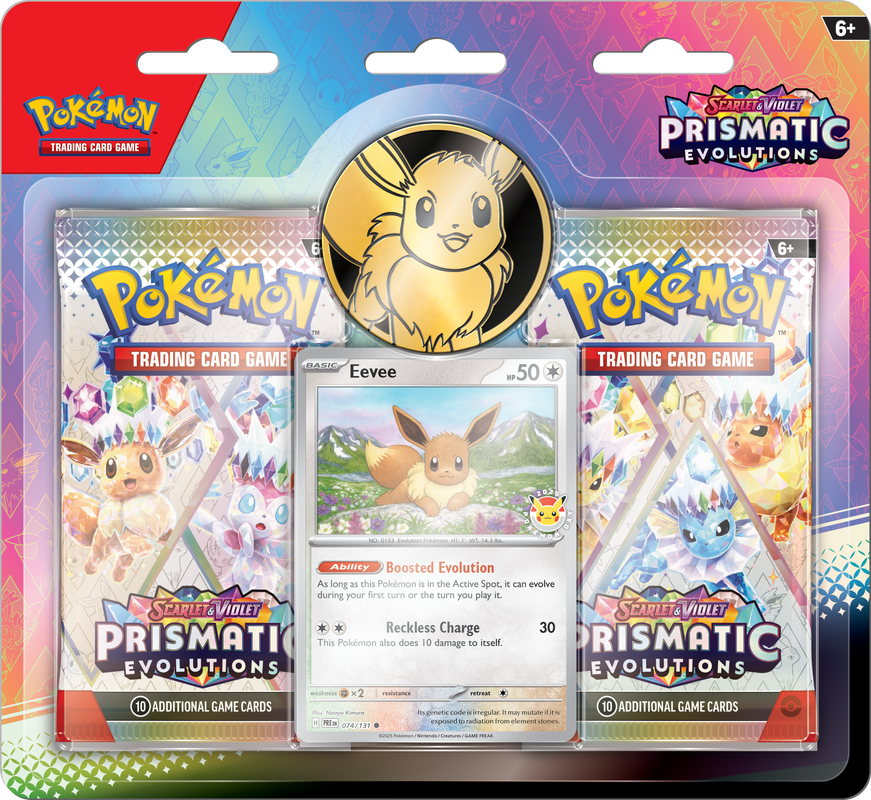 POKEMON SV8.5 PRISMATIC EVOLUTIONS 2-PACK BLISTER PRE ORDER ^ FEB 21/25