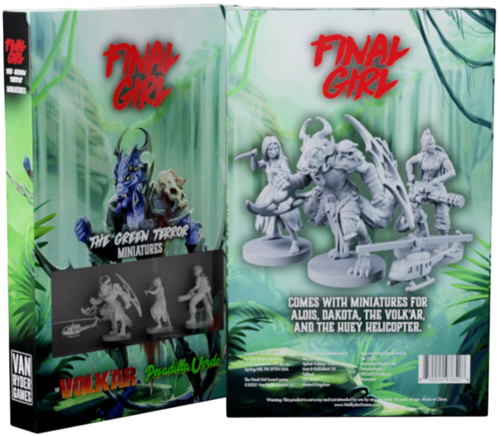 FINAL GIRL THE GREEN TERROR MINIATURES
