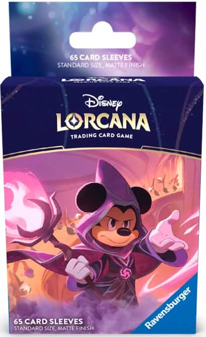 DISNEY LORCANA CARD SLEEVES SET 8 PACK A MICKEY