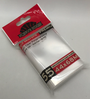 SK PREMIUM MINI EURO SLEEVES 44MM X 68MM 55CT