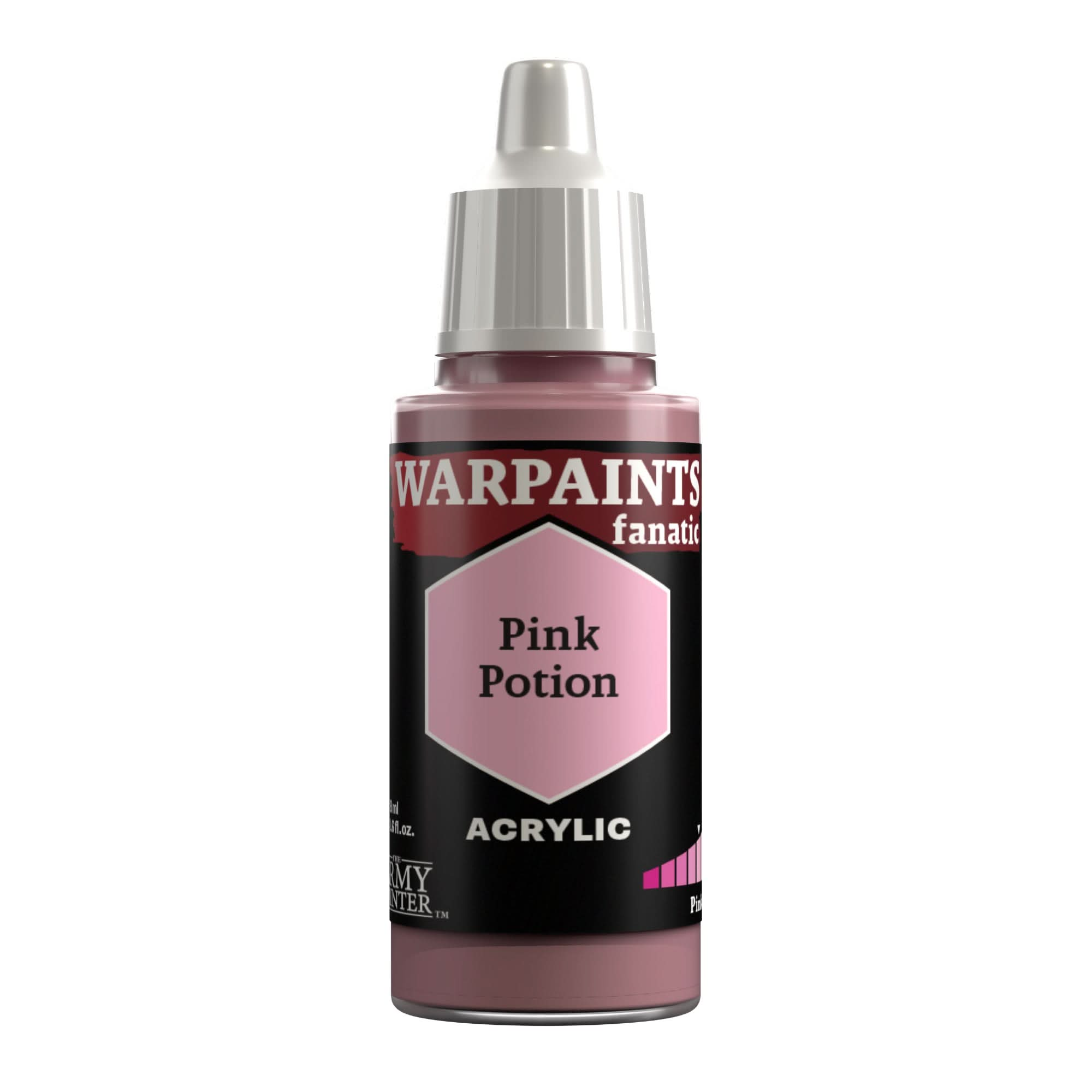 THE ARMY PAINTER WARPAINTS: FANATIC ACRYLIC PINK POTION(6)