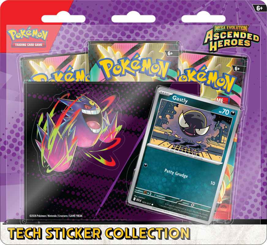 POKEMON ME2.5 ASCENDED HEROES TECH STICKER COLLECTION (LIMIT 1) PRE ORDER ^ JAN 30/26