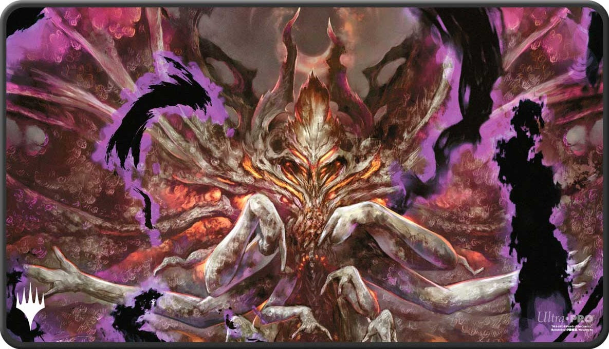 UP PLAYMAT MTG DUSKMOURN BLACK STITCHED GUEST ARTIST #2