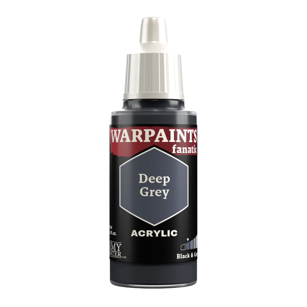 THE ARMY PAINTER WARPAINTS: FANATIC ACRYLIC DEEP GREY