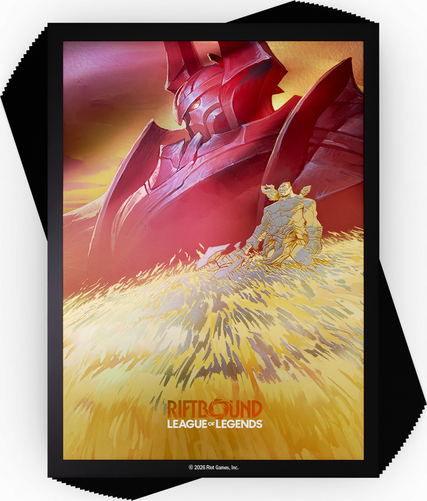 RIFTBOUND LEAGUE OF LEGENDS TCG RADIANCE ART SLEEVES #4 100CT