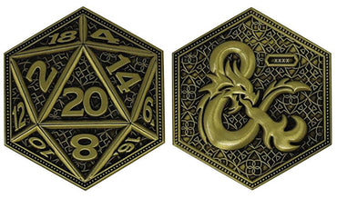DND 20-SIDED DIE LIMITED EDITION COLLECTOR COIN