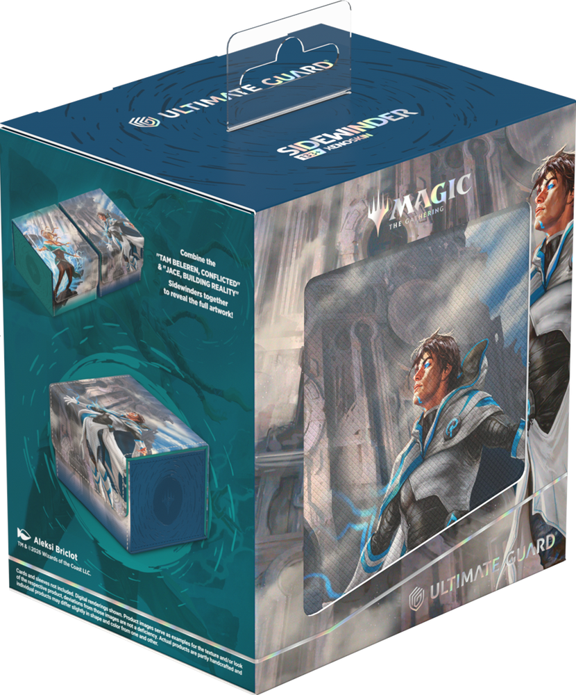 UG DECK CASE SIDEWINDER 133+ XENOSKIN MTG REALITY FRACTURE - BLUE RARE 2