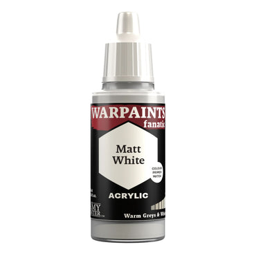 THE ARMY PAINTER WARPAINTS: FANATIC ACRYLIC MATT WHITE