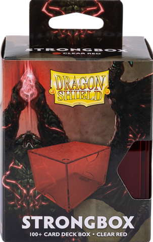 DRAGON SHIELD STRONGBOX CLEAR RED