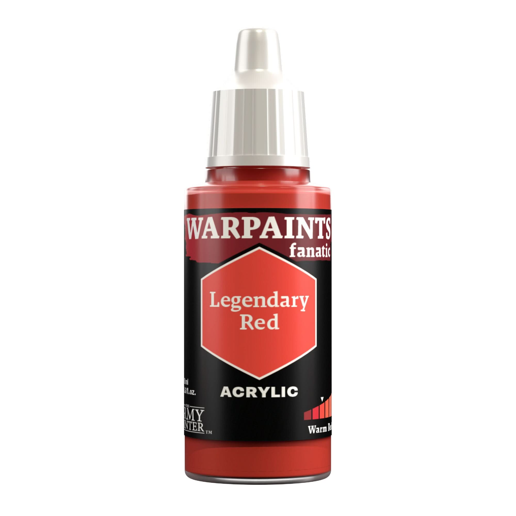 THE ARMY PAINTER WARPAINTS: FANATIC ACRYLIC LEGENDARY RED